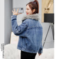 Load image into Gallery viewer, [ZHUANGYOU series] ★Winter coat★ Outer 2color denim jacket ladies blue blue black black
