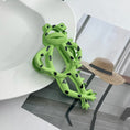 Load image into Gallery viewer, [KANSAI Series] ★Hair Ornament★ Hair Clip Accessory Accessory Cartoon Frog Green Stylish Large Bun Hair
