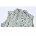 Load image into Gallery viewer, [Kokaisha---Shinkyo Series]★China style T-shirt★ Tops Sleeveless Camisole Text pattern Unique Original Green Green
