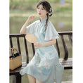 Load image into Gallery viewer, [Kaede bamboo --- Aoni series] ★Chinese style dress★ Hanfu dress, Chinese clothes, cute print, improves temperament
