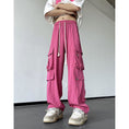 Load image into Gallery viewer, [KADISHOU series] ★Casual pants★ 3color pants bottoms unisex men's black beige pink
