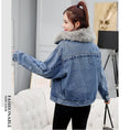 Load image into Gallery viewer, [ZHUANGYOU series] ★Winter coat★ Outer 2color denim jacket ladies blue blue black black
