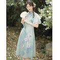 Load image into Gallery viewer, [Kaede bamboo --- Aoni series] ★Chinese style dress★ Hanfu dress, Chinese clothes, cute print, improves temperament
