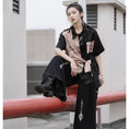 Load image into Gallery viewer, [Kyodo Series]★China style shirt★ Tops, letter pattern, unisex, men's short sleeve shirt, cool, unique, original
