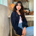 Load image into Gallery viewer, [LIANGLIANG Series]★Shirt★ 2color Embroidery Floral Tops Long Sleeve Shirt Improves Temperament Cute Easy to Match
