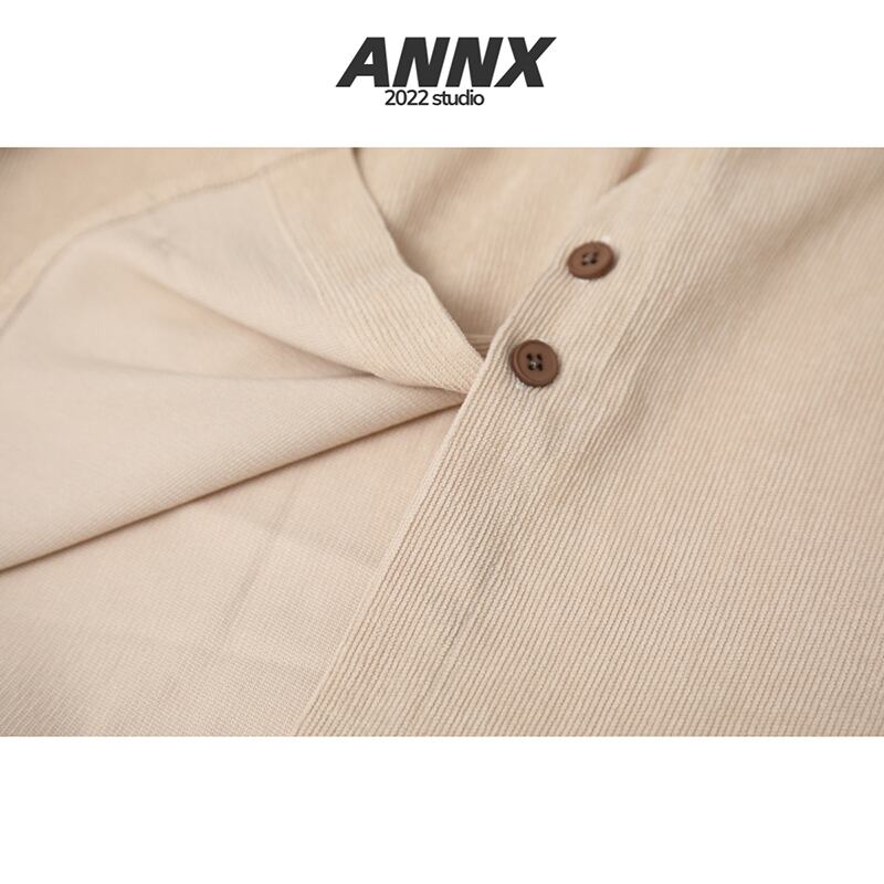 [YOUZI series]★Shirt with tie★ 2color mini length corduroy tops light brown purple