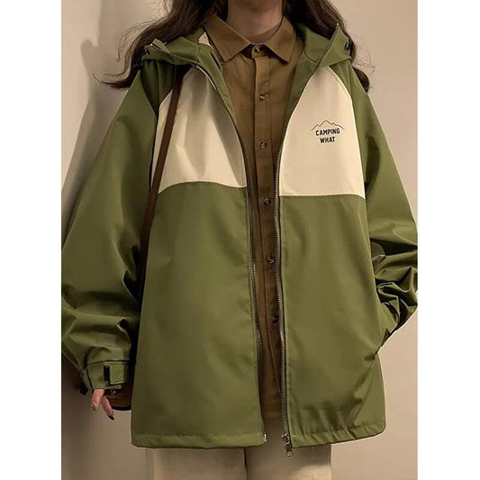 [SENSU Series]★Jacket★ 3color outerwear unisex men's color scheme beige green navy casual