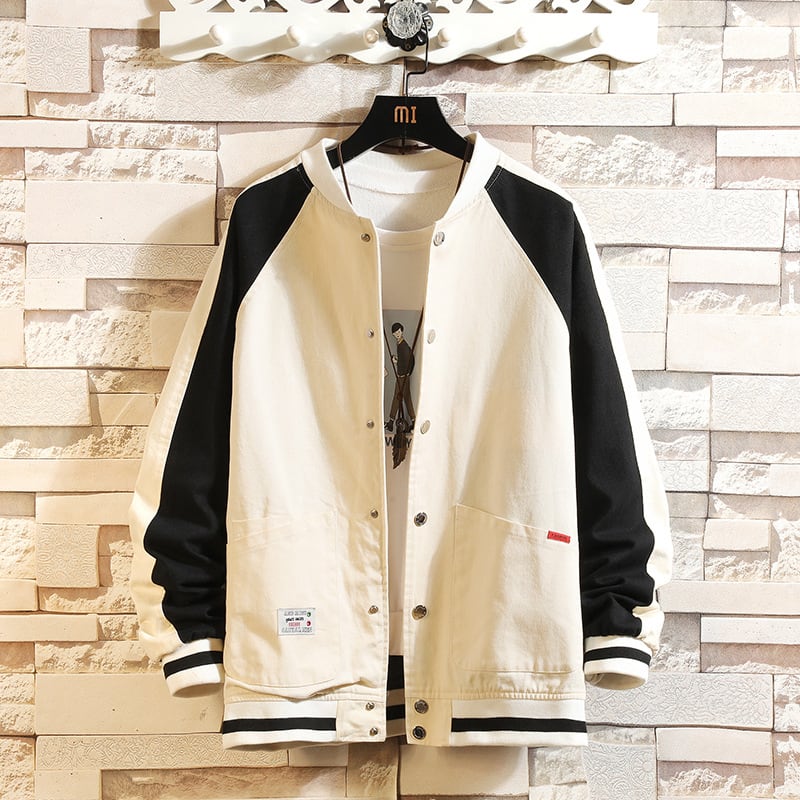 [BIGEMAN Series]★Jacket★ Outerwear 2color Unisex Men's Large Size Color Scheme Retro Spring Clothes