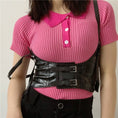 Load image into Gallery viewer, [Yuwei Series] ★Belt★ PU Accessories Small items Easy to match Retro Black Black Unique
