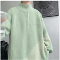 Load image into Gallery viewer, [Leonbinno Series]★Sweater★ 3color Knit Tops Unisex Men's Large Size Black Green Brown
