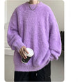 Load image into Gallery viewer, [NANSHI Series]★Sweater★ 6color Tops Unisex Men's Cute Beige Black Brown Pink Red Purple
