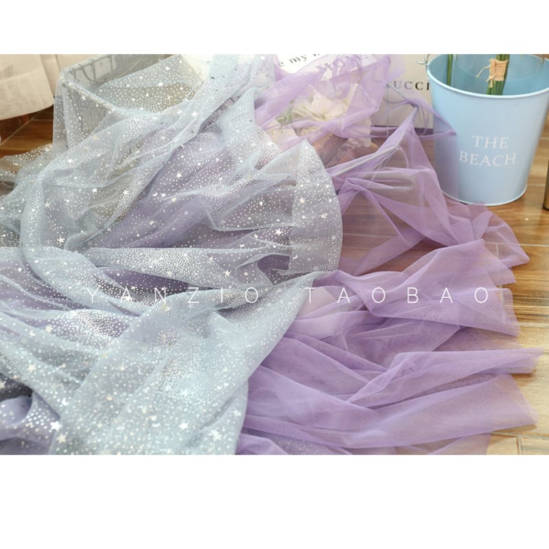 [YANZIO Series]★Love at first sight! ! Skirt★ Gradient fairy starry sky pattern Easy to match Elastic waist