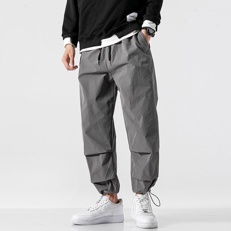 [BIGEMAN Series] ★Casual Pants★ 2color Quarter-length Bottoms Pants Unisex Men's Large Size Spring Clothes Retro