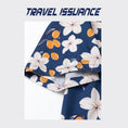 Gallery viewerに画像を読み込む, 【TRAVEL ISSUANCEシリーズ】★レトロ シャツ★ 花柄シャツ 2color 青or黒 プリント 男女兼用 メンズ 海辺 旅行 撮影
