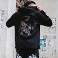 Load image into Gallery viewer, [High quality series] ★China style hoodie★ 2 colors Black or white Kirin embroidery Stylish Unique Unisex Men's Large size
