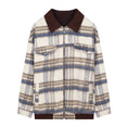 Load image into Gallery viewer, [Yuyiyeon Spicy Series] ★Outerwear★ Plaid Jacket Switching Casual Retro Easy to Match
