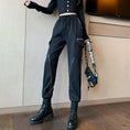 Load image into Gallery viewer, [TysonSing Series] ★Casual Pants★ Bottoms Pants Slimming Fashion Black Easy to match
