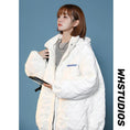 Load image into Gallery viewer, [Suikoishi Series] ★Winter Coat★ Cotton Coat Outerwear 3color Unisex Men's Gray Black White
