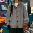 Load image into Gallery viewer, [PPG Series]★Sweater★ 2color outerwear unisex men's gray black gray black casual
