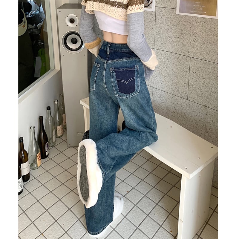 [XIAOZHAINI Series]★Denim Pants★ 2color Bottoms Trousers Ladies Fashion Stylish S M L XL