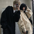 Load image into Gallery viewer, [Demon King Series] ★Sweater★ 3color Black Gray Beige Cartoon Zippered Outerwear Unisex
