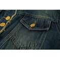 Load image into Gallery viewer, [Mage Designer Series]★Jacket★ Denim jacket outerwear fashion easy to match Blue Blue
