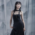 Load image into Gallery viewer, [Kyodo Series]★China style camisole★ Sexy embroidered knit tops Black Black SML Easy to match
