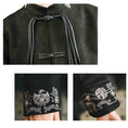 Load image into Gallery viewer, [Old Monster---Gold Series]★China style outerwear★Jacket suede black black retro
