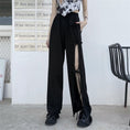 Load image into Gallery viewer, [Miyakoya Series]★Casual Pants★ Trousers Bottoms Cool Summer Fashion Black Black Sexy
