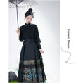 Load image into Gallery viewer, [Lou series]★China style skirt★Maki skirt bottoms Hanfu skirt black black long length
