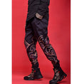 Load image into Gallery viewer, [Mumuki Series] ★Pants★ 2color Tops Unisex Men's Large Size Black Black Print
