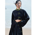 Load image into Gallery viewer, [Big Blue Dragon Series] ★China style coat★ 3 ways to wear Tops Black Black Color scheme Cool
