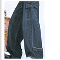 Load image into Gallery viewer, [Old Monster---Fugitive Coastline Series] ★Denim pants★ Casual pants Gaucho pants Harajuku style Street
