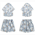 Load image into Gallery viewer, [BOYUE Series]★Setup★ Shirt + Shorts 3color Simple Unisex Men's Large Size Cool Animal Pattern Duck Aloha
