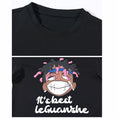 Load image into Gallery viewer, [BIGEMAN Series]★T-shirt★ Tops 2color Unisex Men's Large Size White Black Summer Cartoon
