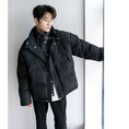 Load image into Gallery viewer, [CHICERRO series] ★Coat with cotton insert★ 2color fake layered winter coat outerwear thick unisex men's cool
