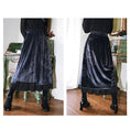 Load image into Gallery viewer, [Ancient monster house---Shanhai Jing Kunlun series] ★China style skirt★ Bottoms velvet velvet retro
