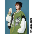 Load image into Gallery viewer, [SHUILIANSHI series] ★Jacket★ 3color outerwear stadium jacket unisex men's hat cute color scheme
