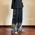 Load image into Gallery viewer, [PEIZAN Series]★Denim pants★ 2color bottoms pants unisex men's gradation fashion
