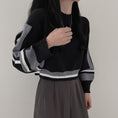 Load image into Gallery viewer, [LIANGLIANG series]★Knit tops★ 3color tops mini length white black gray
