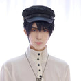 Load image into Gallery viewer, [Kuratakakoya Series]★Hat★ Beret Unisex Accessory Fashion Retro Black Black Easy to match
