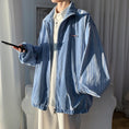 Load image into Gallery viewer, [Tetsusho Series]★Jacket★ 3color Outerwear Unisex Men's Blue White Black ML XL 2XL
