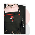 Load image into Gallery viewer, [Old Monster---Sakura Dye Series]★China style camisole★Sexy embroidered Easy to match Black Black
