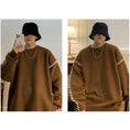 Load image into Gallery viewer, [PPG Series]★Sweater★ 3color Tops Unisex Men's Brown Black White Simple
