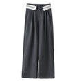 Load image into Gallery viewer, [YIREN Series]★Casual Pants★ 2color Bottoms Trousers Gaucho Pants Women's Gray Black
