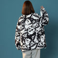 Load image into Gallery viewer, [LUONONG series]★Jacket★ 3color outerwear unisex men's graffiti blue black green
