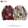 Load image into Gallery viewer, [MYJRENNZ Series] ★Sweater★ 2color Tops Christmas Unisex Men's Hat Plaid Pattern
