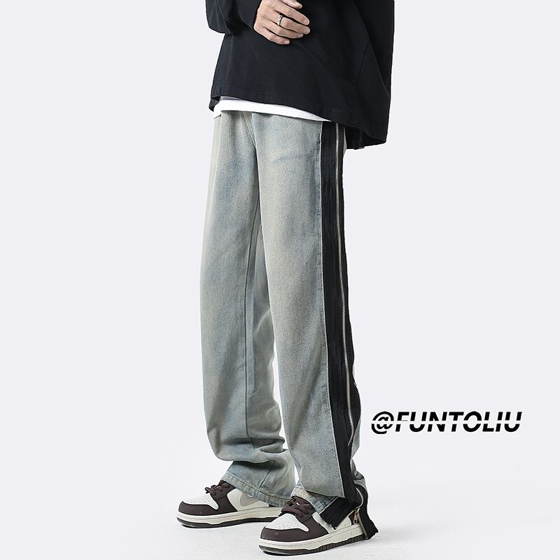 [Series]★Trousers★ Casual pants, denim pants, bottoms, unisex, men's, color scheme ML XL 2XL