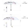 Load image into Gallery viewer, [Small Pumpkin Series] ★China style umbrella★ Rainy & sunny, 8 ribs, tri-fold umbrella, dual use, manual & jump, rainy season, rainproof soup, sun protection, plum pattern
