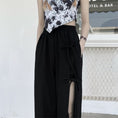 Load image into Gallery viewer, [Miyakoya Series]★Casual Pants★ Trousers Bottoms Cool Summer Fashion Black Black Sexy
